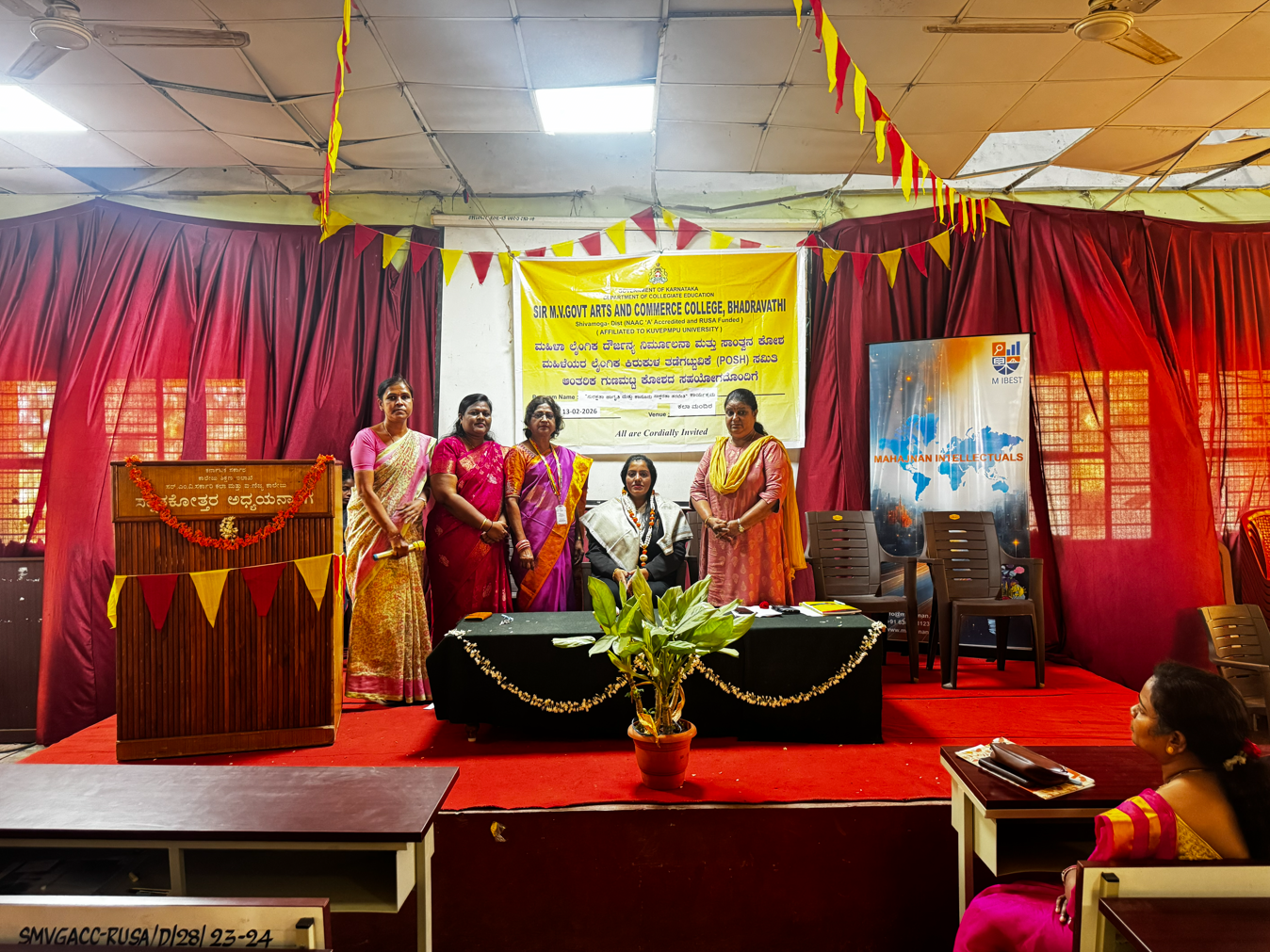 Students engaged and taking notes